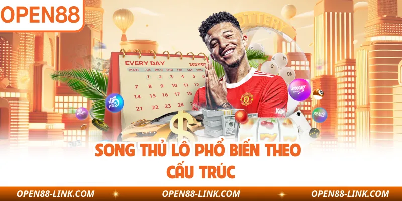 Song thủ lô phổ biến theo cấu trúc